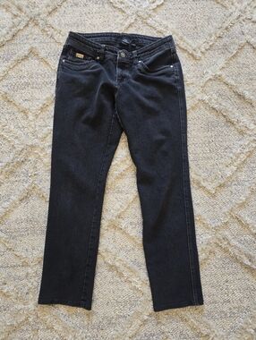 Kuhl Danzr Jeans Womens 8 Short Skinny Stretch Black Gorpcore Outdoor Hiking